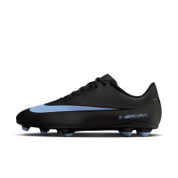 Nike Mercurial Vapor 16 Club Grass/Artificial Grass Football Boots (MG) Black Light Blue