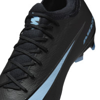 Nike Zoom Mercurial Vapor 16 Pro Gras Voetbalschoenen (FG) Zwart Lichtblauw