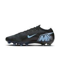 Nike Zoom Mercurial Vapor 16 Elite Artificial Grass Football Boots (AG) Black Light Blue