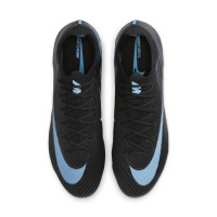 Nike Zoom Mercurial Vapor 16 Elite Artificial Grass Football Boots (AG) Black Light Blue