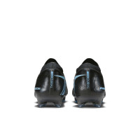 Nike Zoom Mercurial Vapor 16 Elite Artificial Grass Football Boots (AG) Black Light Blue