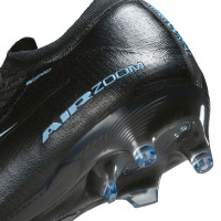 Nike Zoom Mercurial Vapor 16 Elite Artificial Grass Football Boots (AG) Black Light Blue