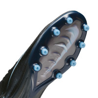 Nike Zoom Mercurial Vapor 16 Elite Artificial Grass Football Boots (AG) Black Light Blue