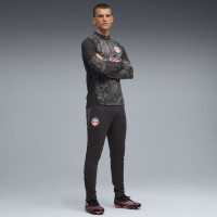 PUMA Red Bull Salzburg Trainingsbroek 2025-2026 Donkergrijs Zwart Rood
