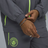 PUMA Manchester City Pumatech Woven Training Jacket 2025-2026 Grey Green