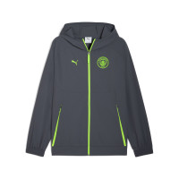 PUMA Manchester City Pumatech Woven Training Jacket 2025-2026 Grey Green