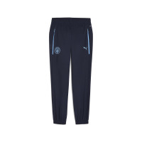 PUMA Manchester City Pumatech Woven Training pants 2025-2026 Dark Blue Light Blue