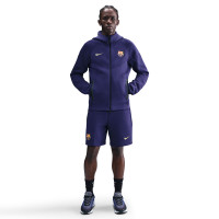 Nike FC Barcelona Tech Fleece Vest 2025-2026 Dark Purple Gold