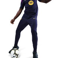 Nike FC Barcelona Strike Trainingspak 1/4-Zip 2025-2026 Donkerblauw Felpaars Goud