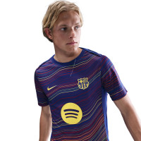 Nike FC Barcelona Pre-Match Training Shirt 2025-2026 Dark Blue Red Gold