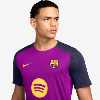 Nike FC Barcelona Strike Training Shirt 2025-2026 Bright Purple Dark Blue Gold