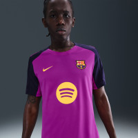 Nike FC Barcelona Strike Training Shirt 2025-2026 Bright Purple Dark Blue Gold