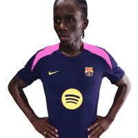 Nike FC Barcelona Strike Training Shirt 2025-2026 Dark Blue Bright Purple Gold
