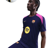 Nike FC Barcelona Strike Trainingsset 2025-2026 Donkerblauw Felpaars Goud