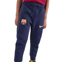 Nike FC Barcelona Tech Fleece Trainingspak Full-Zip 2025-2026 Kids Donkerpaars Goud