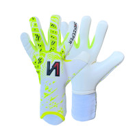 Onekeeper Iconic Goalkeeper Gloves Kids White Fluor Yellow Black