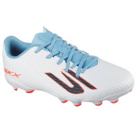Skechers SKX_2 Grass/Artificial Grass Football Boots (MG) Kids White Blue Orange