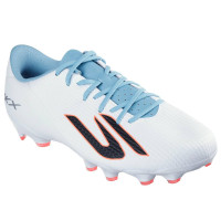 Skechers SKX_2 Academy Gras Football Boots (FG) White Blue Orange