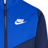 Nike Sportswear Essentials Tracksuit Full-Zip Toddlers Dark Blue White