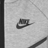 Nike Tech Fleece Tracksuit Full-Zip Toddlers Light Grey Black