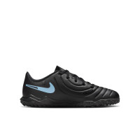 Nike Tiempo Legend 10 Club Turf Football Boots (TF) Kids Black Light Blue