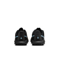 Nike Tiempo Legend 10 Club Turf Football Boots (TF) Kids Black Light Blue