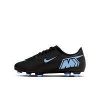 Nike Mercurial Vapor 16 Club Gras / Kunstgras Voetbalschoenen (MG) Kids Zwart Lichtblauw