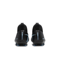 Nike Zoom Mercurial Superfly 10 Academy Grass/Artificial Grass Football Boots (MG) Kids Black Light Blue