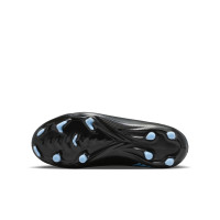 Nike Zoom Mercurial Superfly 10 Academy Grass/Artificial Grass Football Boots (MG) Kids Black Light Blue