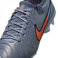 Nike Tiempo Legend 10 Elite Gras Football Boots (FG) Light Blue Bright Red Black