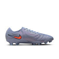 Nike Tiempo Legend 10 Pro Gras Voetbalschoenen (FG) Lichtblauw Felrood Zwart