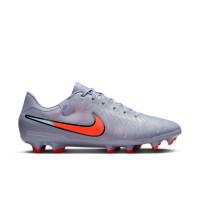 Nike Tiempo Legend 10 Academy Gazon Naturel Gazon Artificiel Chaussures de Foot (MG) Bleu Clair Rouge Vif Noir