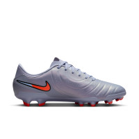 Nike Tiempo Legend 10 Academy Grass/Artificial Grass Football Boots (MG) Light Blue Bright Red Black