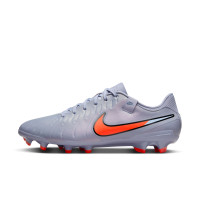 Nike Tiempo Legend 10 Academy Grass/Artificial Grass Football Boots (MG) Light Blue Bright Red Black