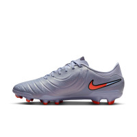 Nike Tiempo Legend 10 Academy Grass/Artificial Grass Football Boots (MG) Light Blue Bright Red Black