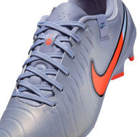 Nike Tiempo Legend 10 Academy Grass/Artificial Grass Football Boots (MG) Light Blue Bright Red Black