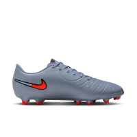 Nike Tiempo Legend 10 Club Grass/Artificial Grass Football Boots (MG) Light Blue Bright Red Black
