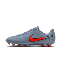Nike Tiempo Legend 10 Club Grass/Artificial Grass Football Boots (MG) Light Blue Bright Red Black