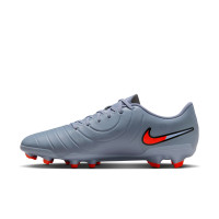 Nike Tiempo Legend 10 Club Grass/Artificial Grass Football Boots (MG) Light Blue Bright Red Black