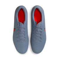 Nike Tiempo Legend 10 Club Grass/Artificial Grass Football Boots (MG) Light Blue Bright Red Black