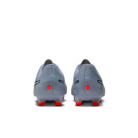 Nike Tiempo Legend 10 Club Grass/Artificial Grass Football Boots (MG) Light Blue Bright Red Black