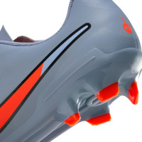 Nike Tiempo Legend 10 Club Grass/Artificial Grass Football Boots (MG) Light Blue Bright Red Black