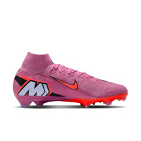 Nike Zoom Mercurial Superfly 10 Elite Gras Football Boots (FG) Pink Bright Red Light Blue