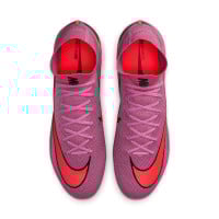Nike Zoom Mercurial Superfly 10 Elite Gras Football Boots (FG) Pink Bright Red Light Blue
