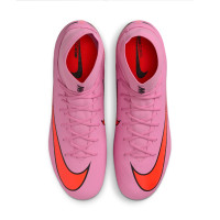 Nike Zoom Mercurial Superfly 10 Academy Grass/Artificial Grass Football Boots (MG) Pink Bright Red Light Blue