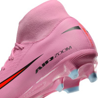 Nike Zoom Mercurial Superfly 10 Academy Grass/Artificial Grass Football Boots (MG) Pink Bright Red Light Blue