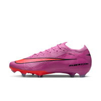 Nike Zoom Mercurial Vapor 16 Elite Gras Football Boots (FG) Pink Bright Red Light Blue
