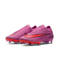 Nike Zoom Mercurial Vapor 16 Elite Gras Football Boots (FG) Pink Bright Red Light Blue