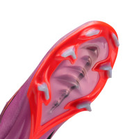 Nike Zoom Mercurial Vapor 16 Elite Gras Voetbalschoenen (FG) Roze Felrood Lichtblauw