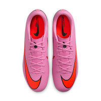Nike Zoom Mercurial Vapor 16 Academy Grass/Artificial Grass Football Boots (MG) Pink Bright Red Light Blue